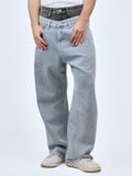  Quần Jean Nam Trơn Form Straing 2402007 
