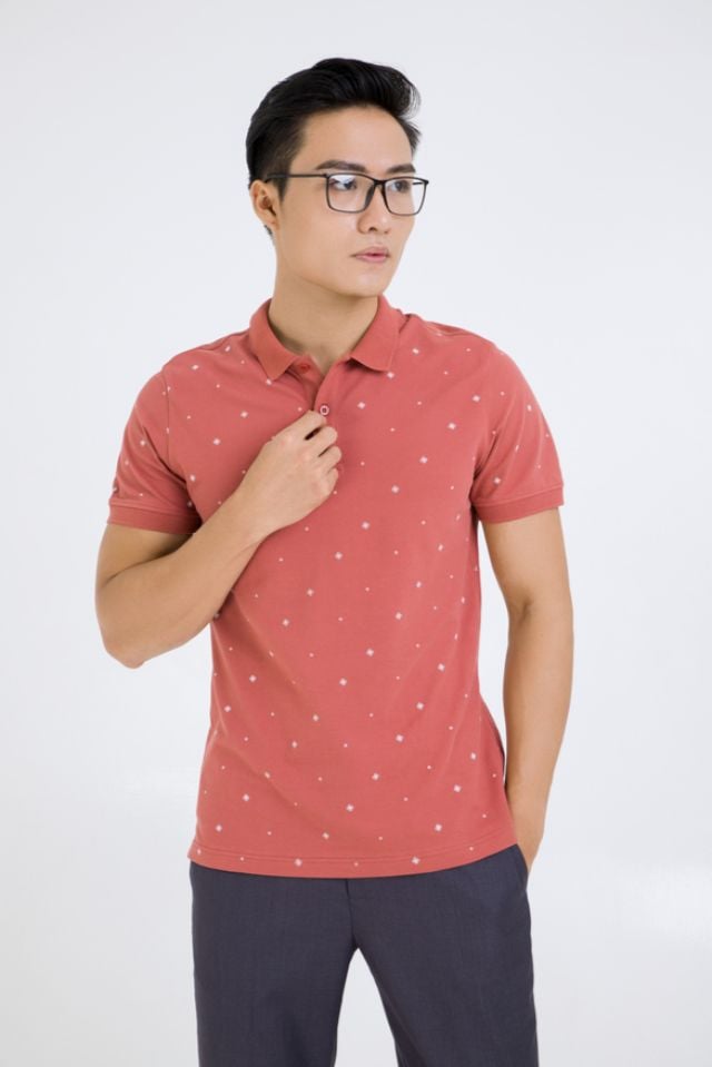 Áo thun nam Polo họa tiết kiểu dáng thanh lịch của Torano