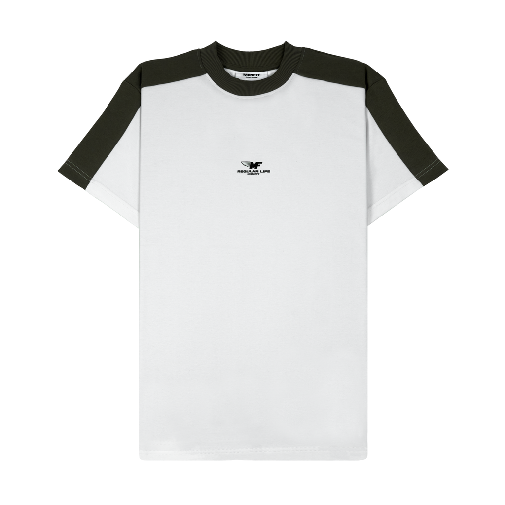  Áo Thun Nam Cotton Phối có In Form Oversize 2406002 