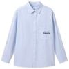  Áo Sơ Mi Tay Dài Cotton Sọc Dọc Form Oversize 2310014 