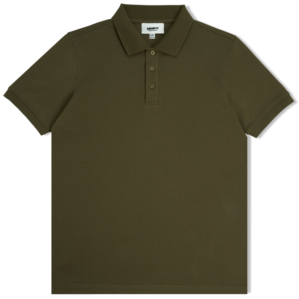  Áo Polo Cotton Trơn Form Slimfit 2410002 