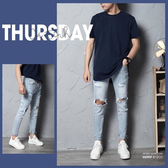 Áo thun nam tại Độc - Menswear luôn tạo được tính cách riêng cho mỗi chàng trai