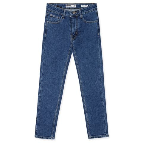  Quần Jean Nam Cotton Trơn Form Regular 2305023 