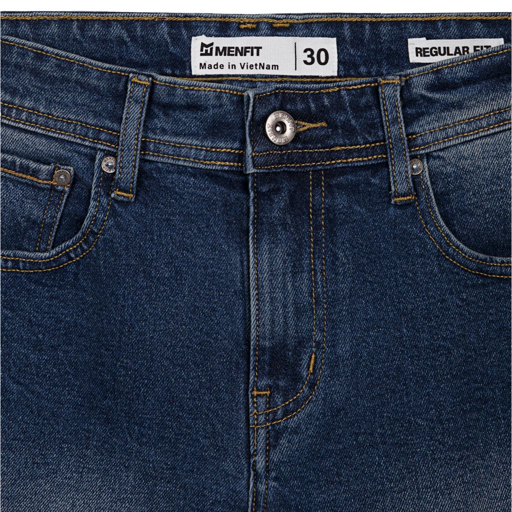  Quần Short Nam Denim Trơn Form Regular 2302036 