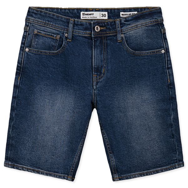  Quần Short Nam Denim Trơn Form Regular 2302036 