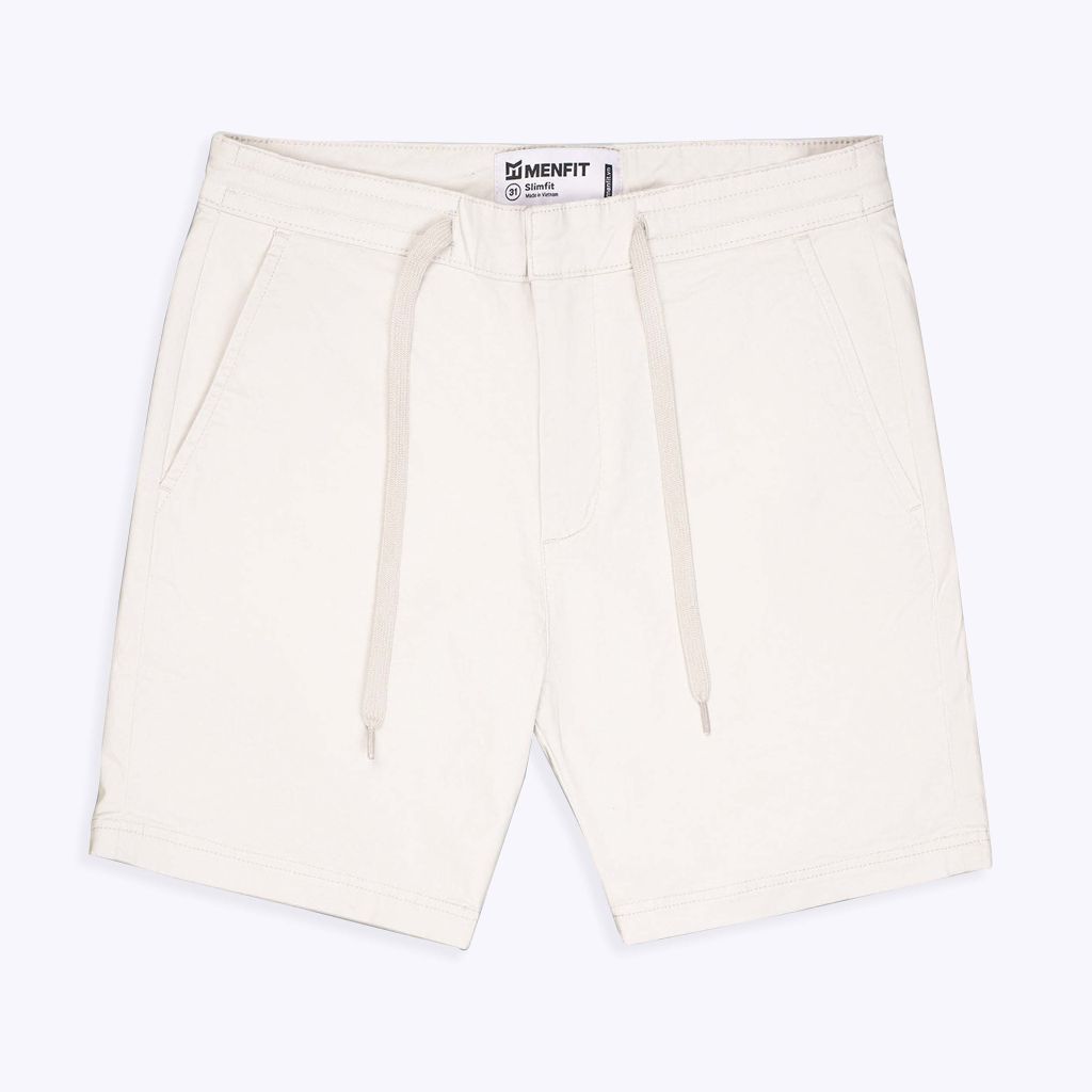  Quần Short Nam Kaki Trơn Form Slimfit 2303022-12-Str 