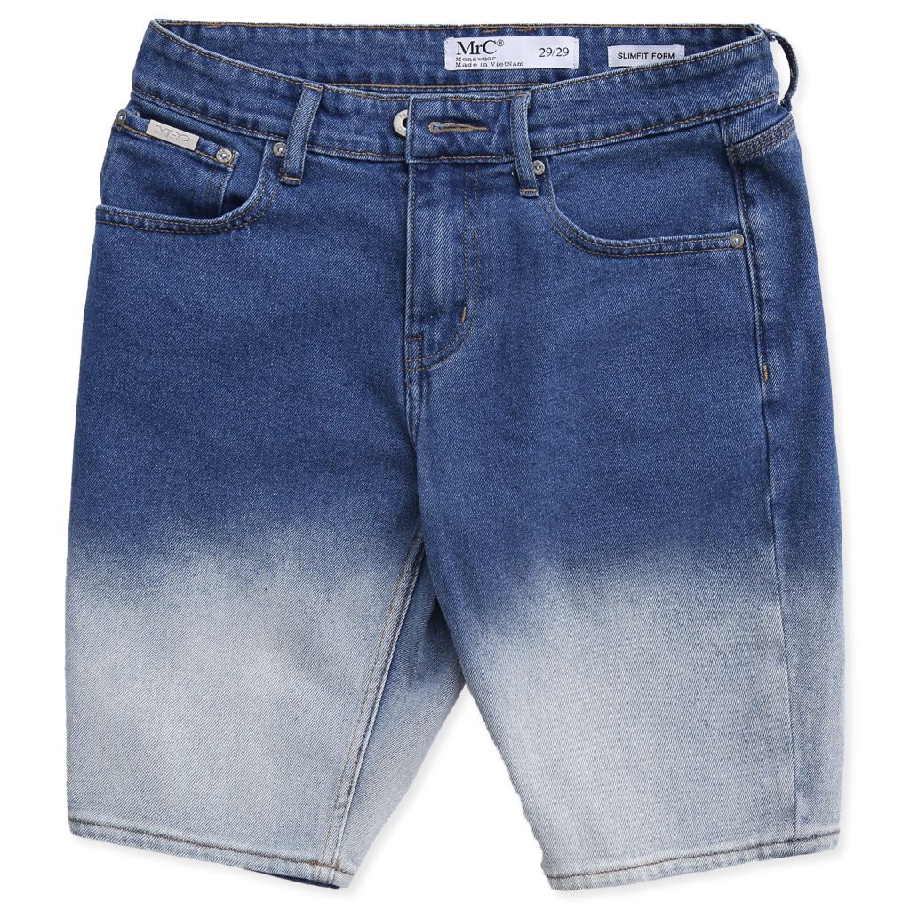  Quần Short Nam Denim Trơn Form Regular S46-SN 