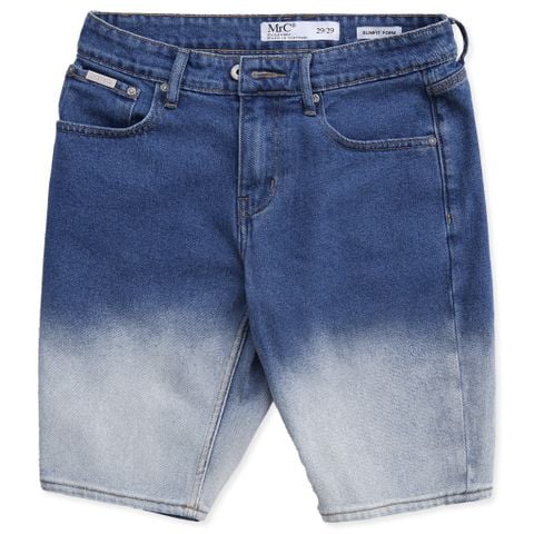  Quần Short Nam Denim Trơn Form Regular S46-SN 