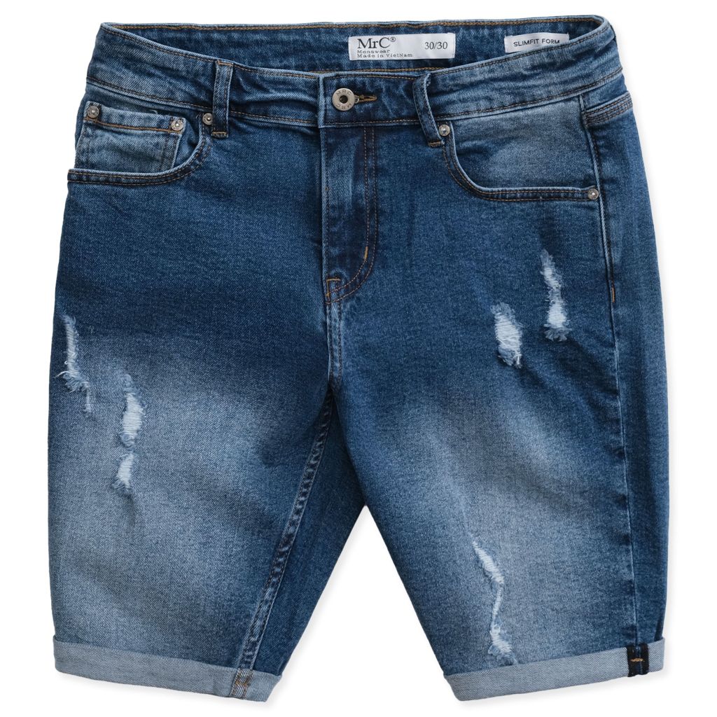  Quần Short Nam Denim Rách Form Slimfit S481-SN 