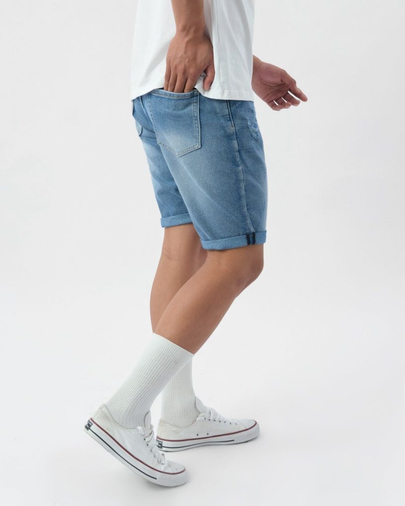  Quần Short Nam Denim Rách Form Slimfit S423-SN 