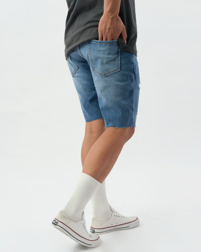  Quần Short Nam Denim Rách Form Slimfit S431-SN 