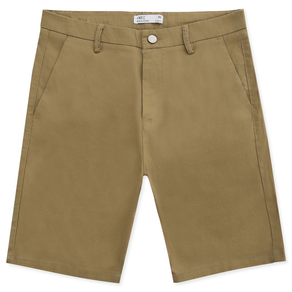  Quần Short Nam Kaki Trơn Form Slimfit 3031-KD 