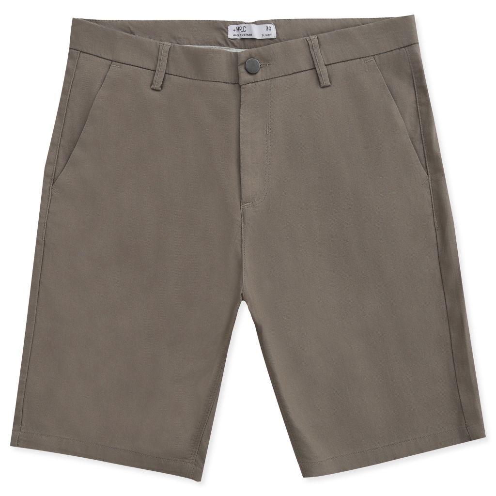  Quần Short Nam Kaki Trơn Form Slimfit 3031-KD 