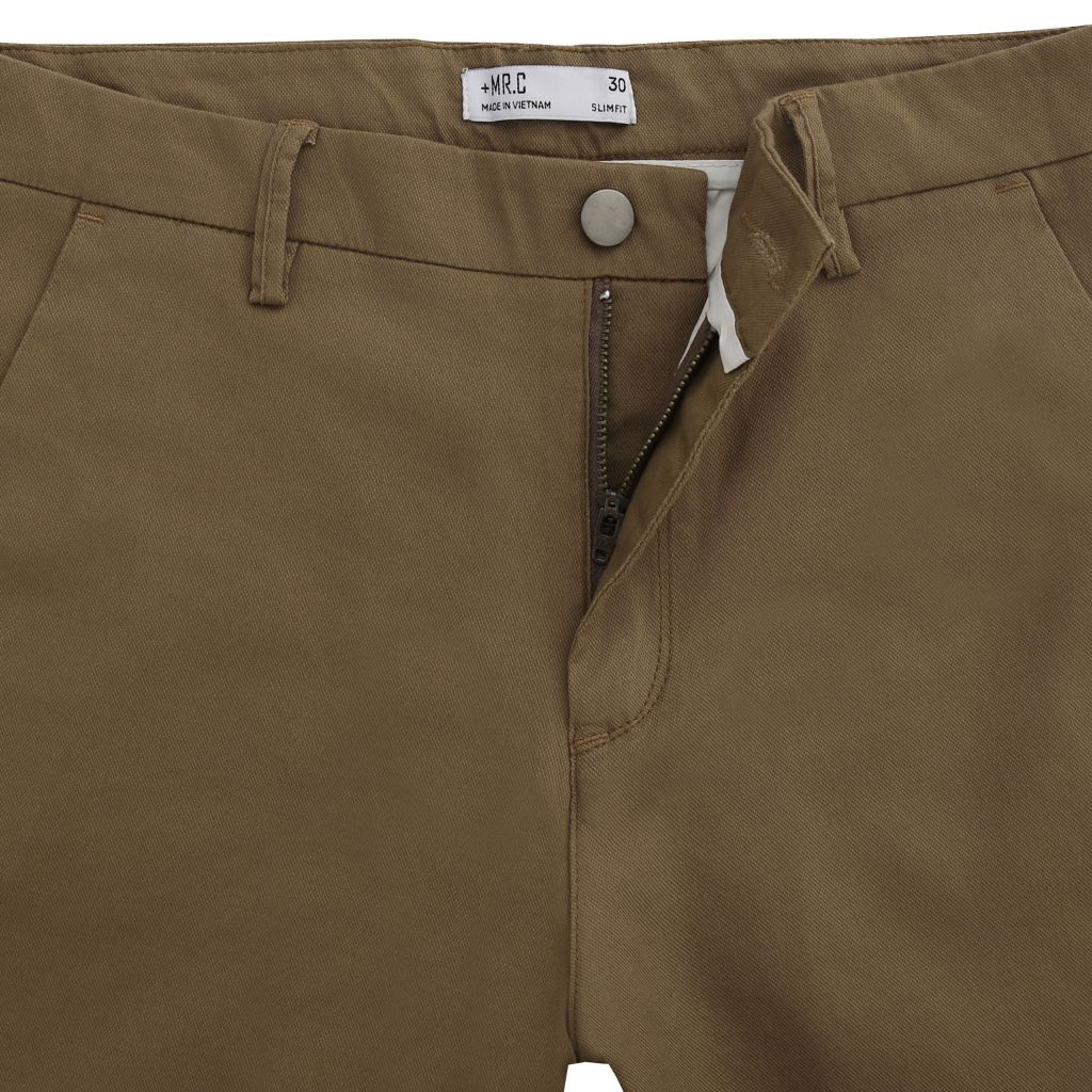 Quần Short Nam Kaki Trơn Form Slimfit 3031-KD 