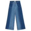 Quần Jean Nam Trơn Ống Rộng Form Wide Leg 2402006
