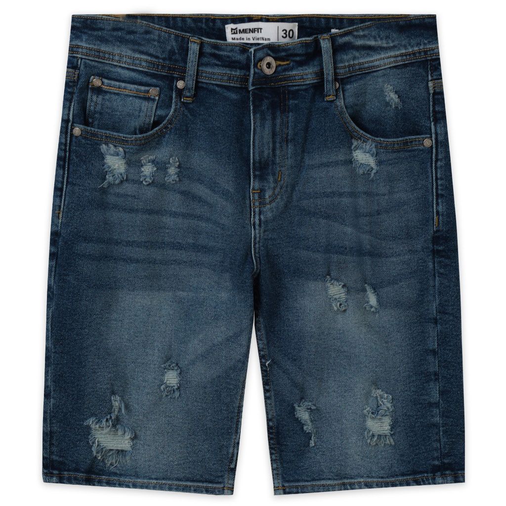  Quần Short Nam Jean Rách Form Regular 2307012 