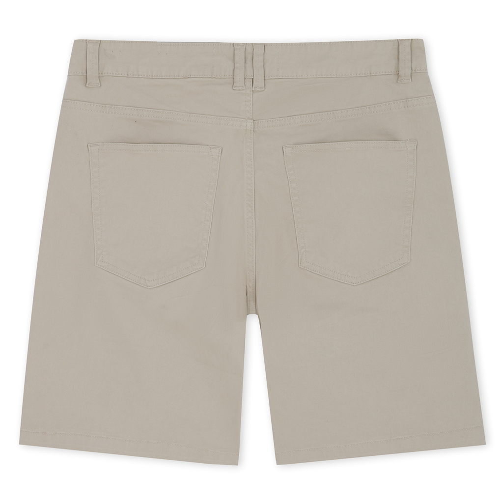  Quần Short Nam Khaki Trơn Form Straight 2402012 