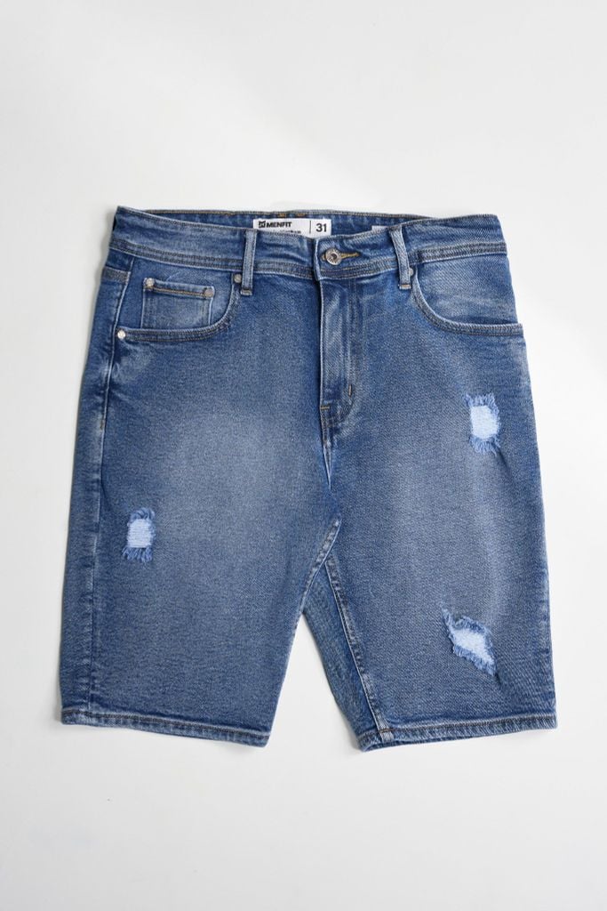  Quần Short Jean Rách Form Regular 2307013 