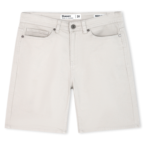  Quần Short Nam Jean Trơn Form Rgular 2402010 
