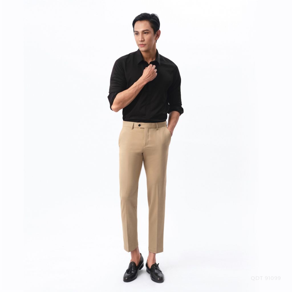  Quần Tây Nam Cotton Trơn Form Slimfit - 91099-92-A TU 