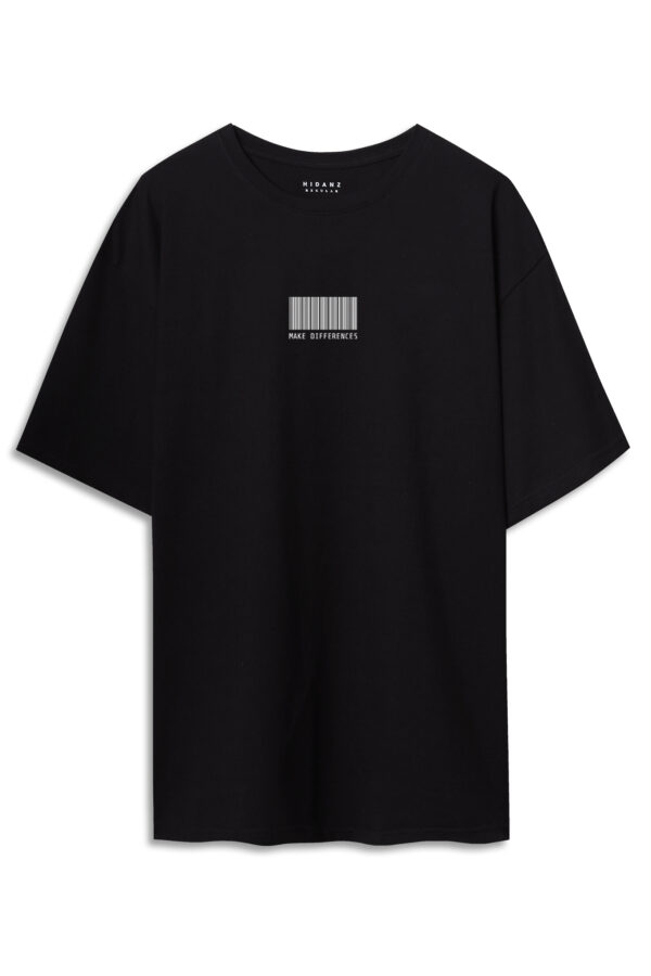 Áo thun form vừa Cotton With Quote – Make Differences