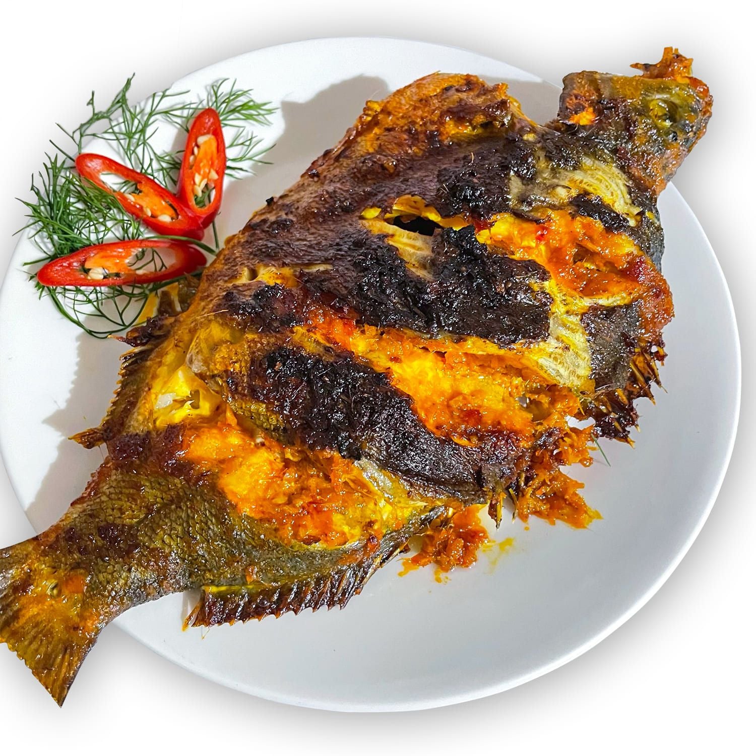  Cá Mú Úc Nướng Muối Ớt 