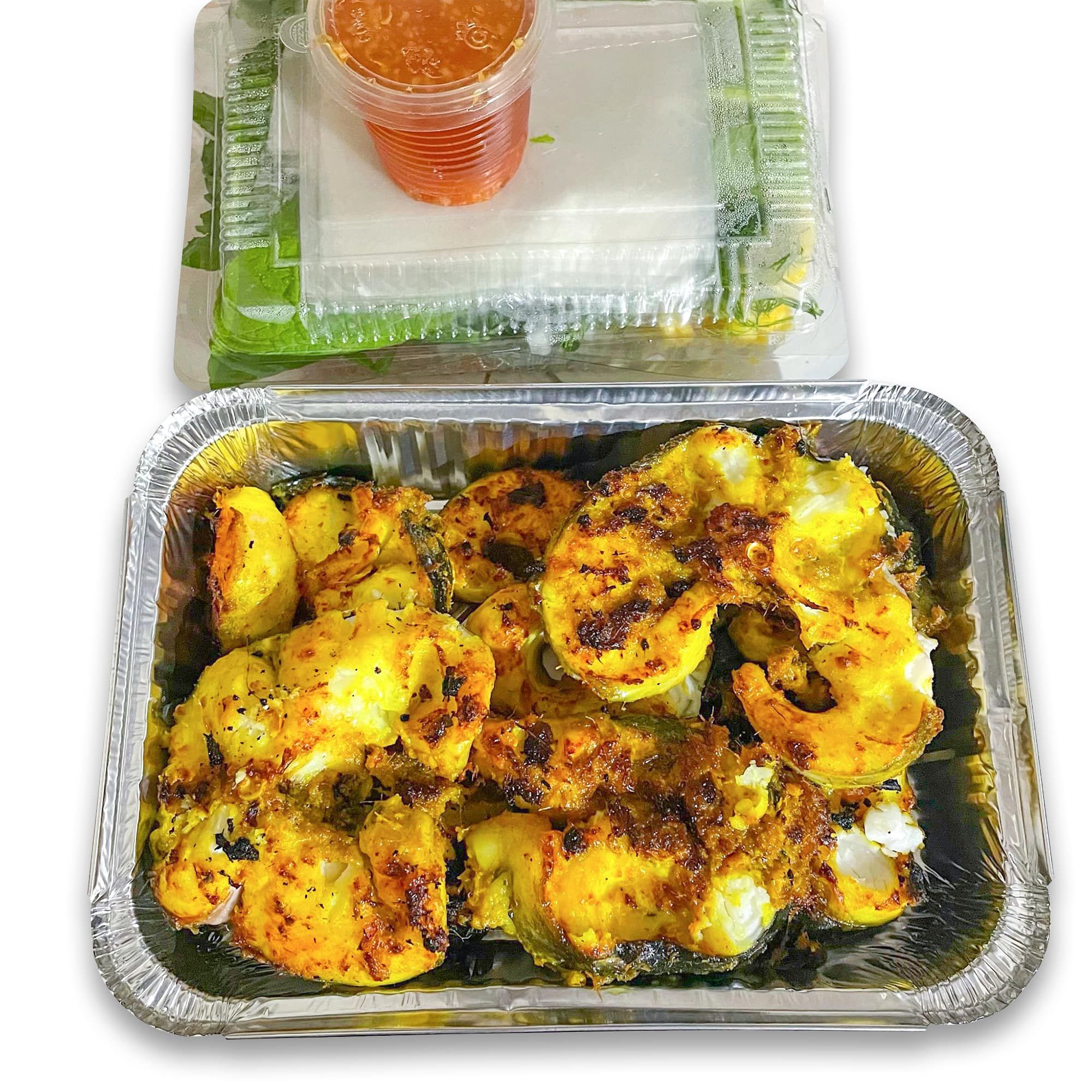  Cá Lăng Đuôi Đỏ Nướng Riềng Mẻ 