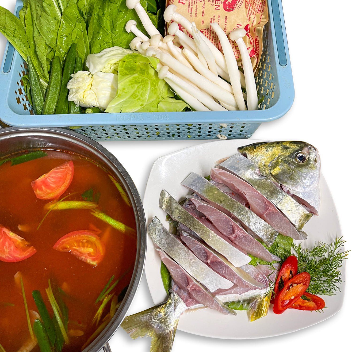  Lẩu Cá Chim Biển 