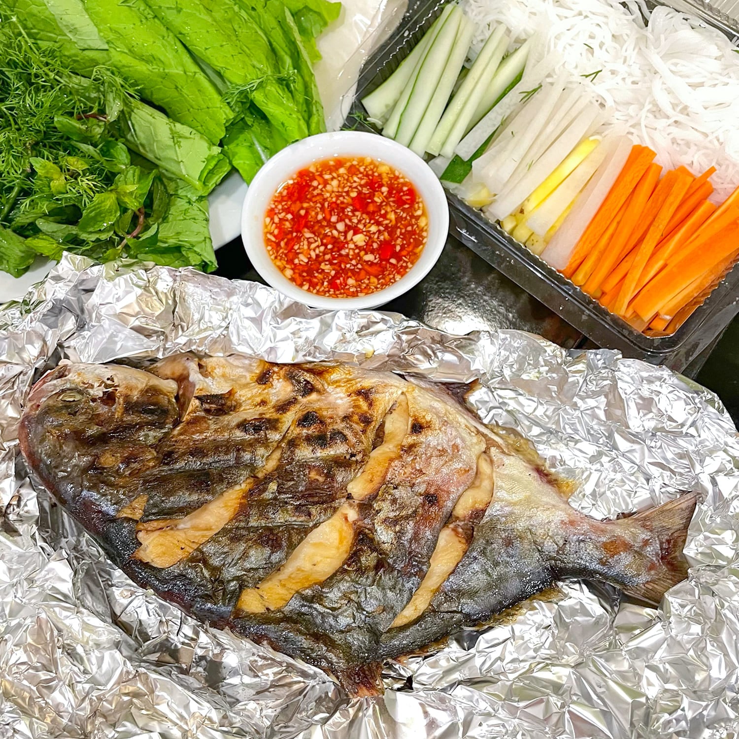 ca chim bien nuong moi