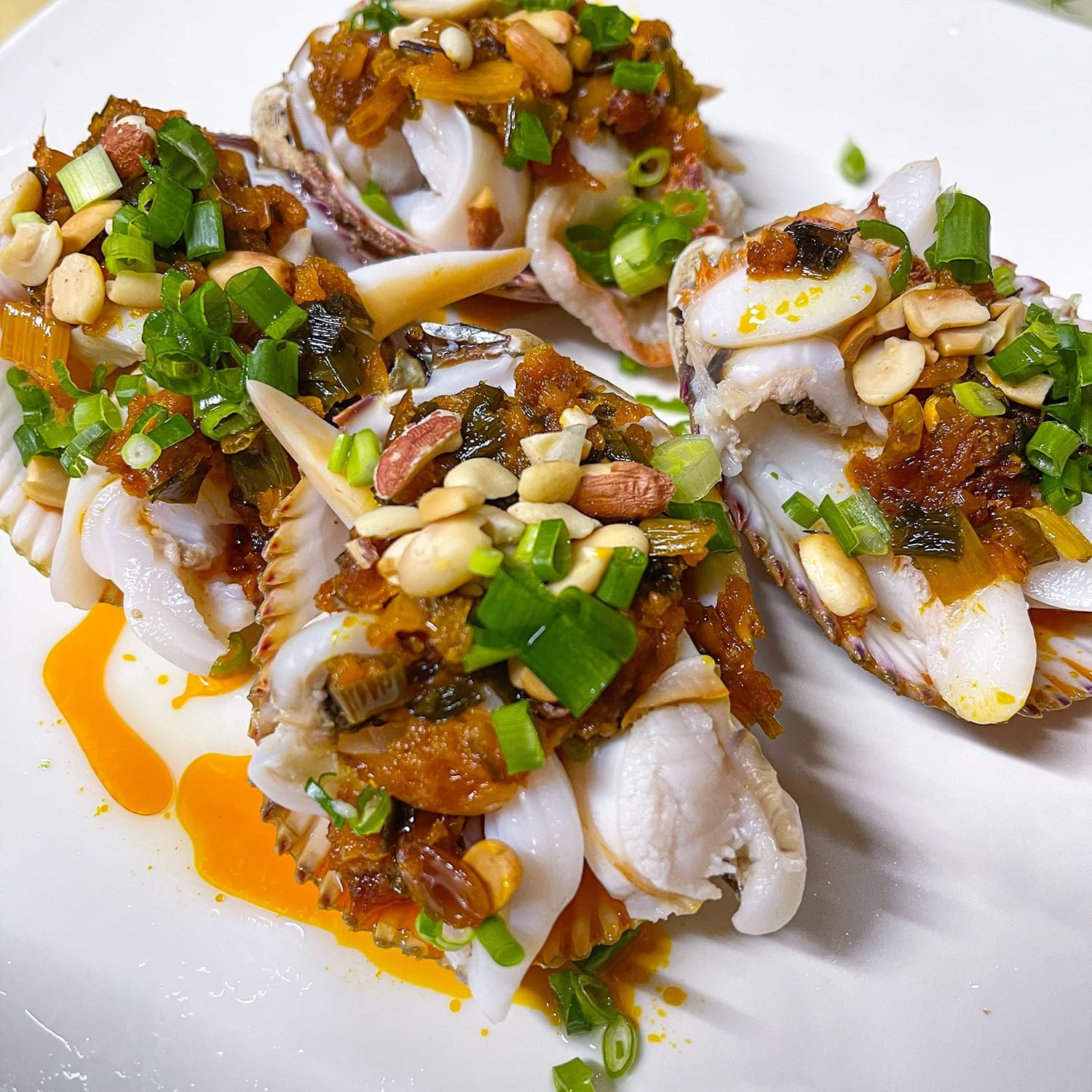  Sò Dương Nướng Mỡ Hành 