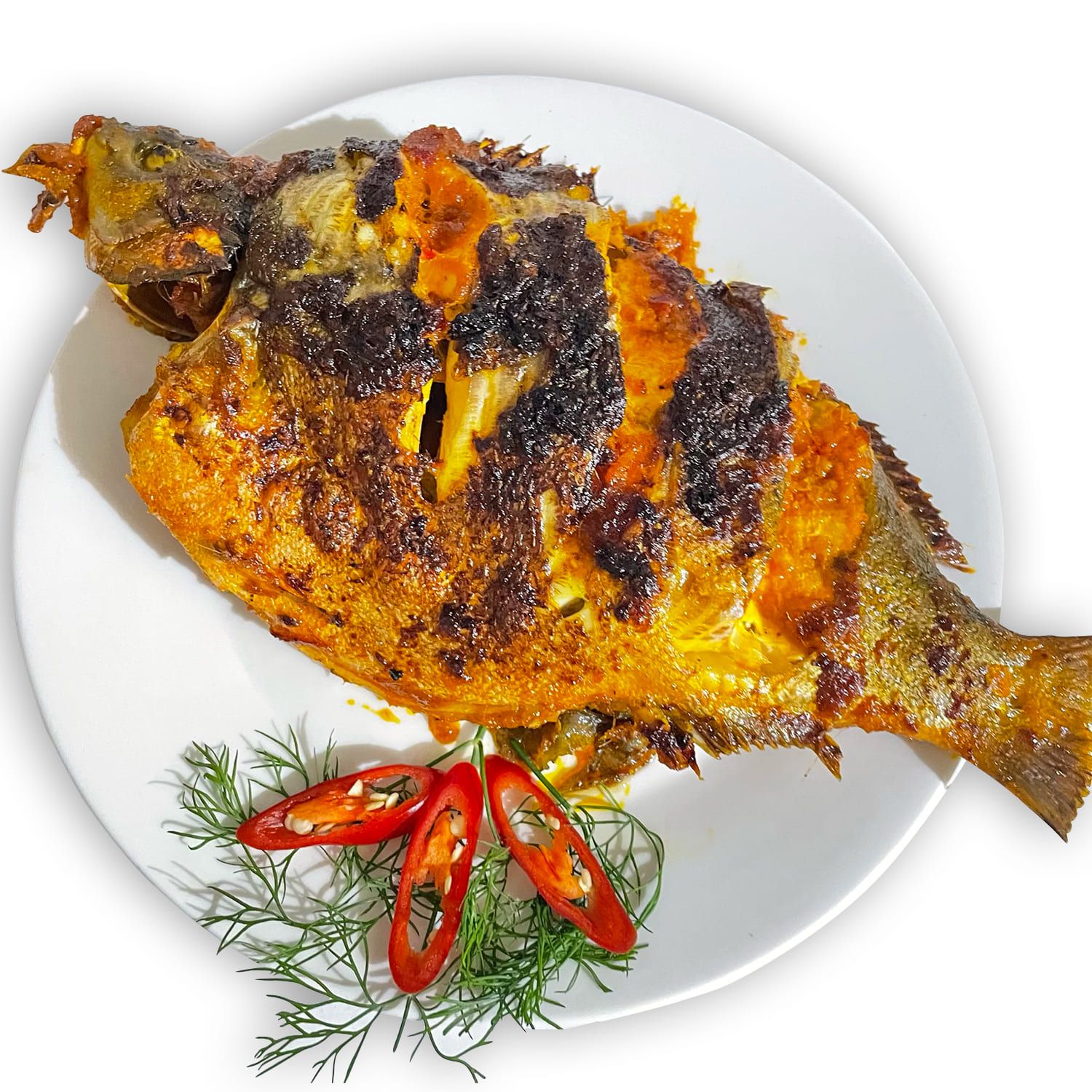  Cá Mú Úc Nướng Muối Ớt 