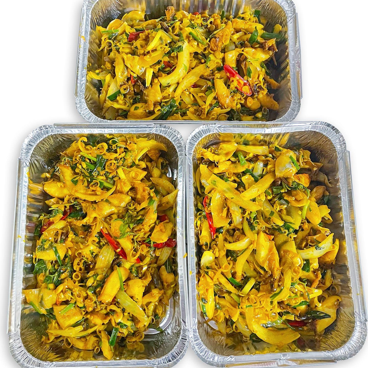  Ốc Bàn Tay Xào Sả Ớt 