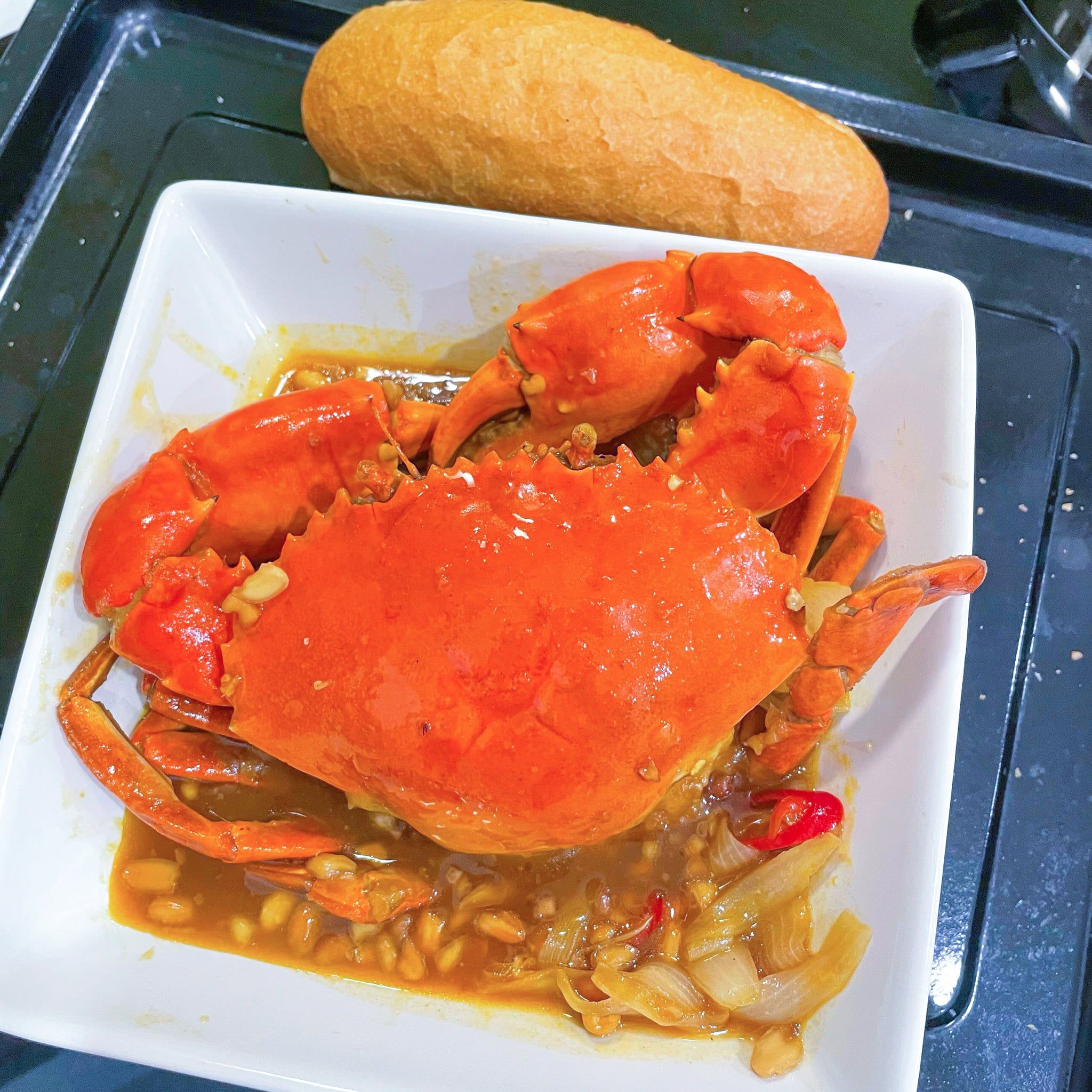 Cua Cà Mau rang me Cua Cà Mau rang me