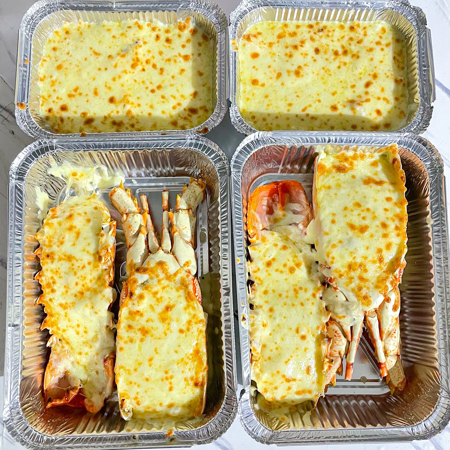  Tôm Hùm Bông (Size 700 - 900g) Bỏ Lò Phô Mai 