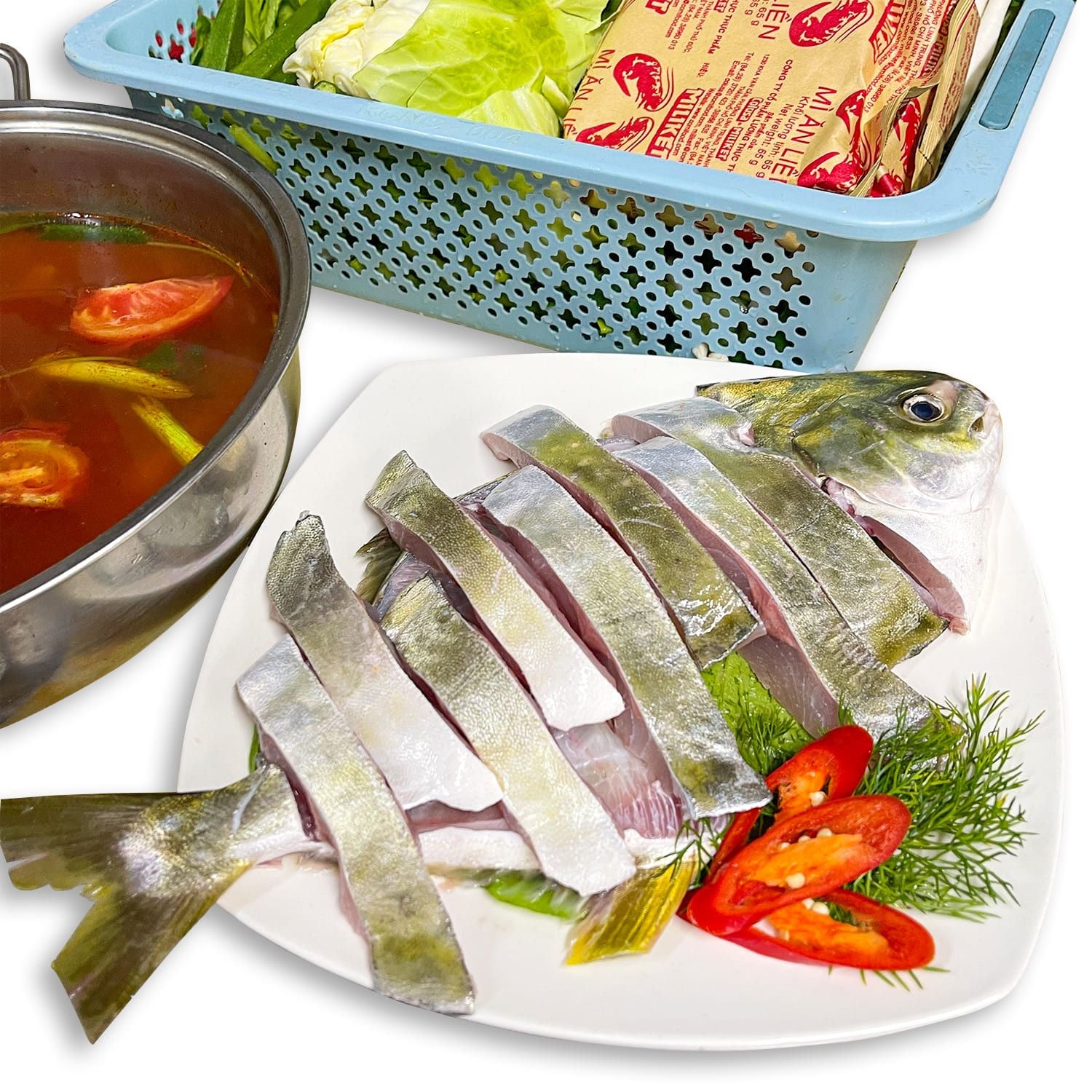  Lẩu Cá Chim Biển 