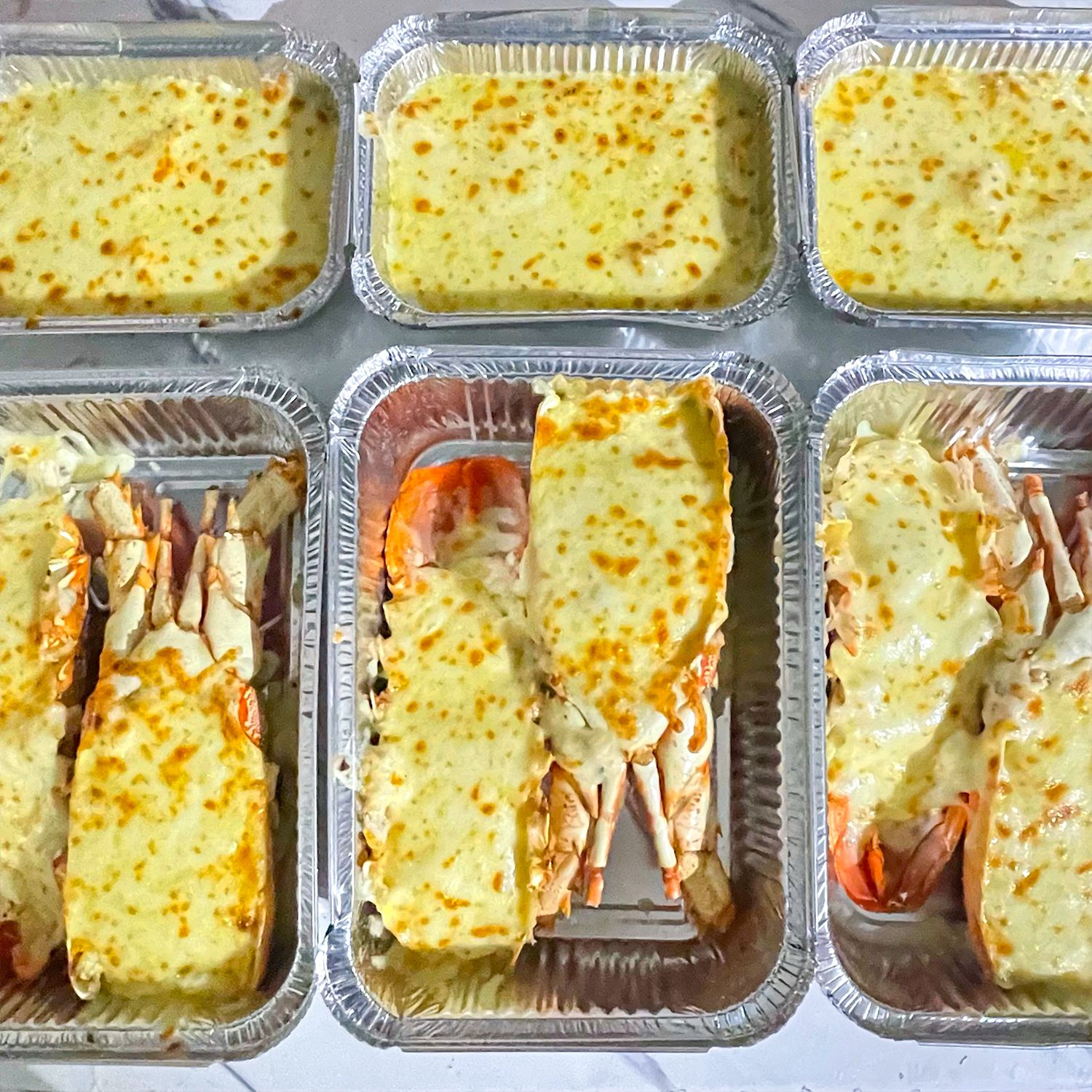  Tôm Hùm Bông (Size 700 - 900g) Bỏ Lò Phô Mai 