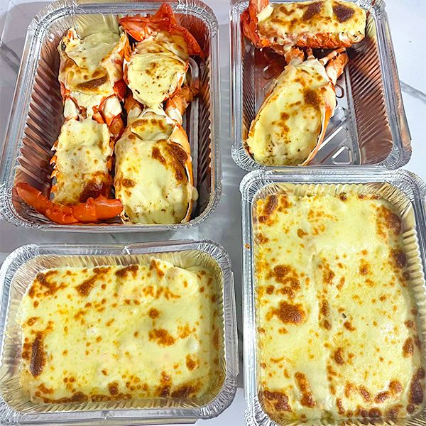  Tôm Hùm Xanh (Size 400 - 800g) Bỏ Lò Phô Mai 