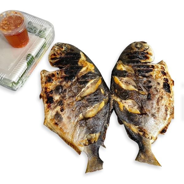  Cá Chim Biển Nướng Mọi 