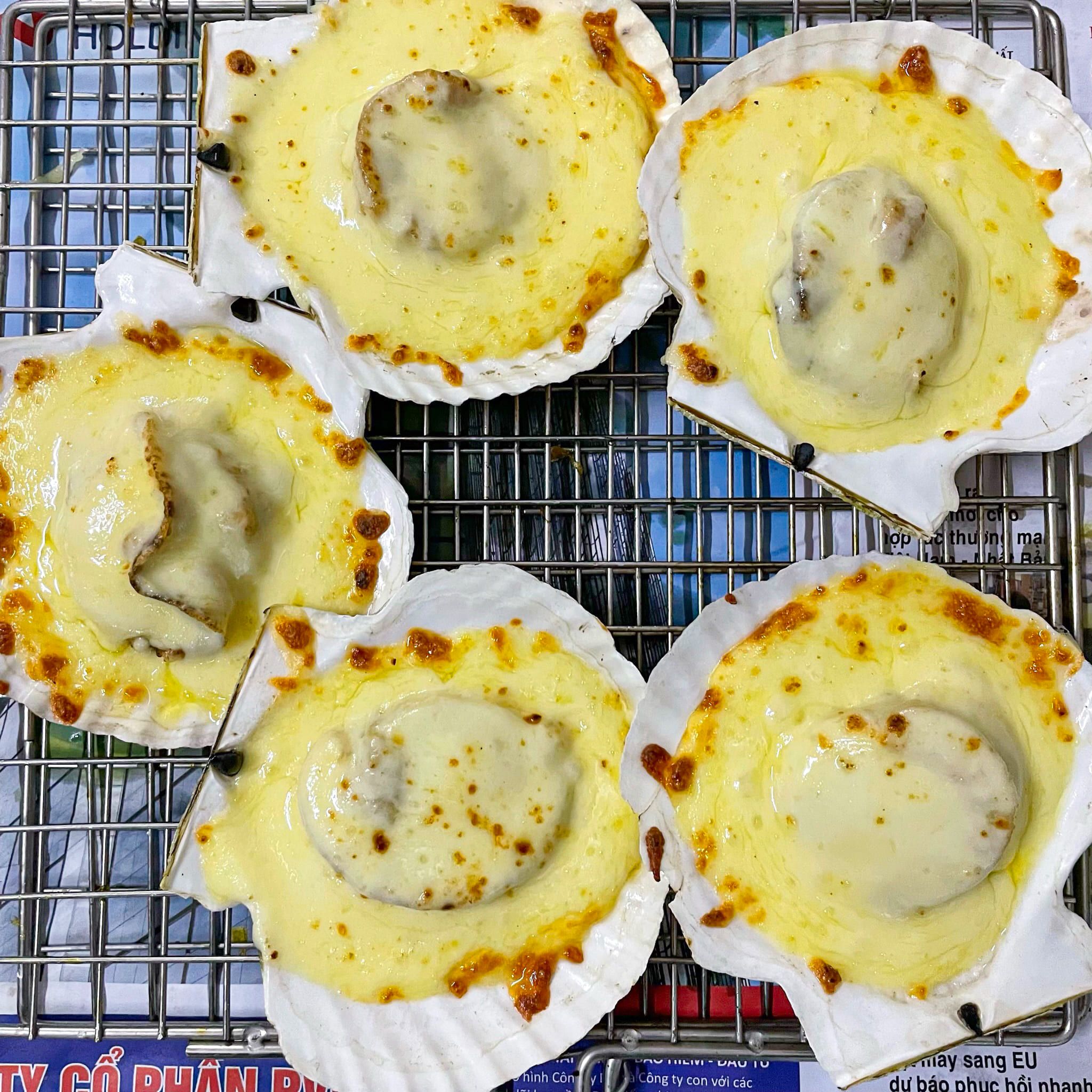  Sò Điệp Nhật Nướng Phô Mai 