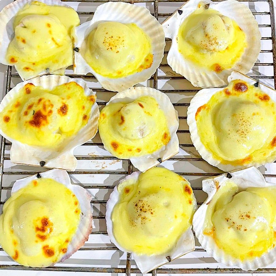  Sò Điệp Nhật Nướng Phô Mai 