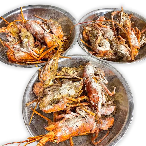  Tôm Hùm Xanh (Size 400 - 800g) Rang Muối 