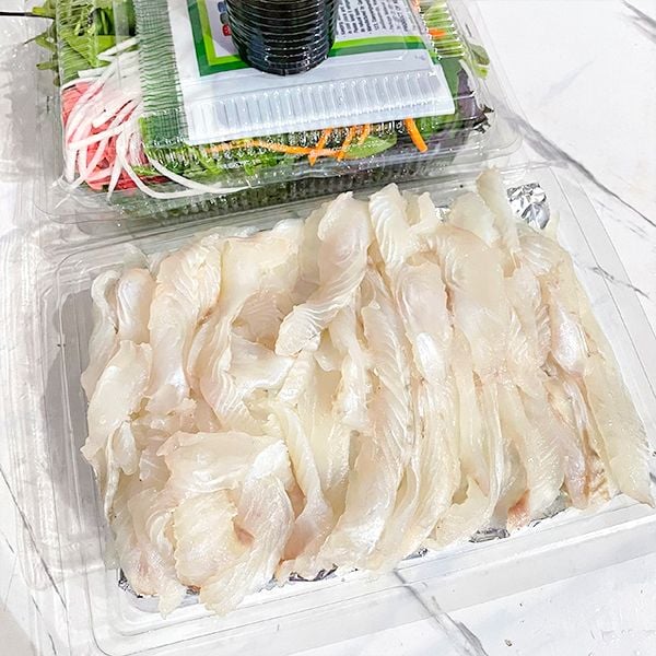  Sashimi Cá Bơn Nâu Hàn Quốc 