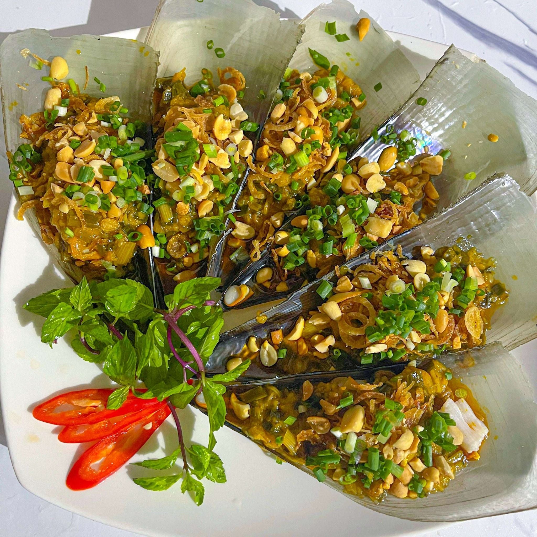  Sò Mai Nướng Mỡ Hành 