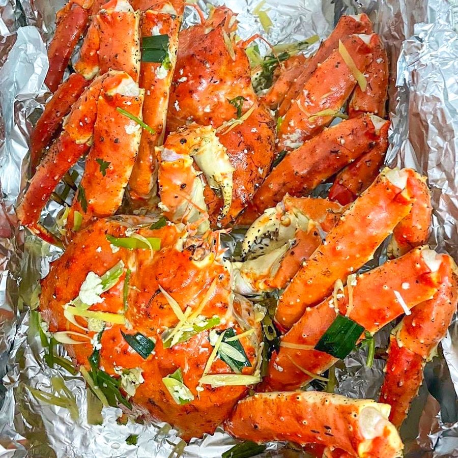 cua hoang de king crab hap