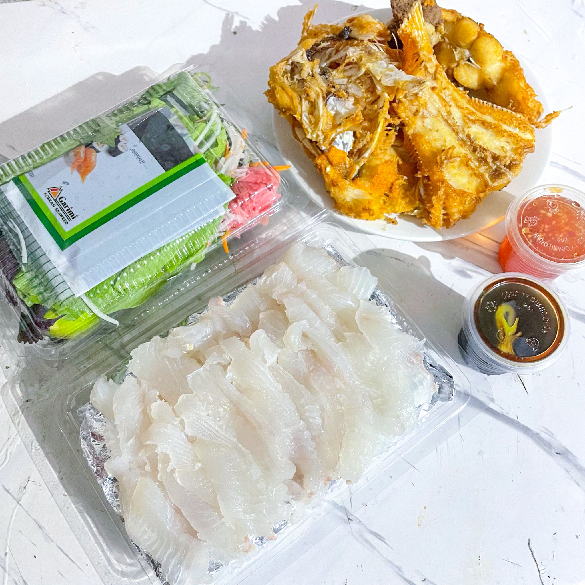  Sashimi Cá Bơn Vàng 