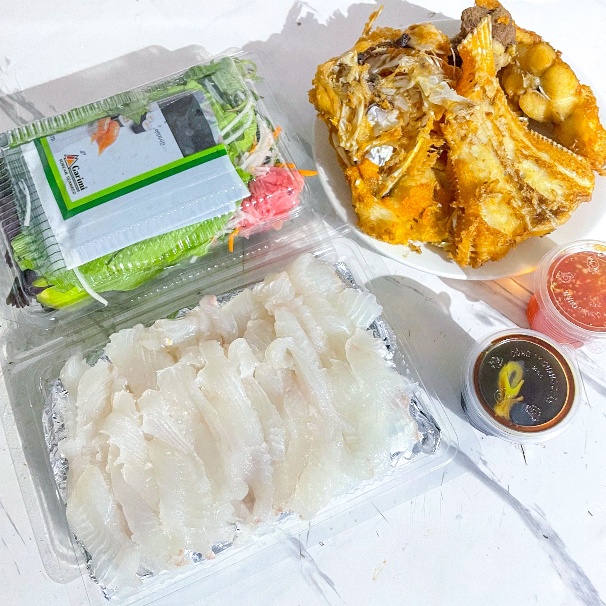  Sashimi Cá Bơn Vàng 