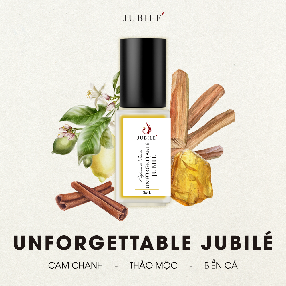  Unforgettable Jubilé - Tinh Dầu Nước Hoa Cao Cấp Mini Size 3ml Lăn 