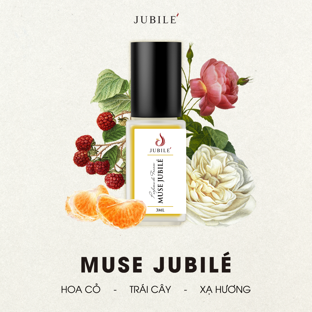  Muse by Jubilé - Tinh Dầu Nước Hoa Cao Cấp Mini Size 3ml Lăn 