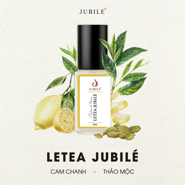  Letea Jubilé - Tinh Dầu Nước Hoa Pháp Cao Cấp 3ml, 12ml Dạng Lăn 