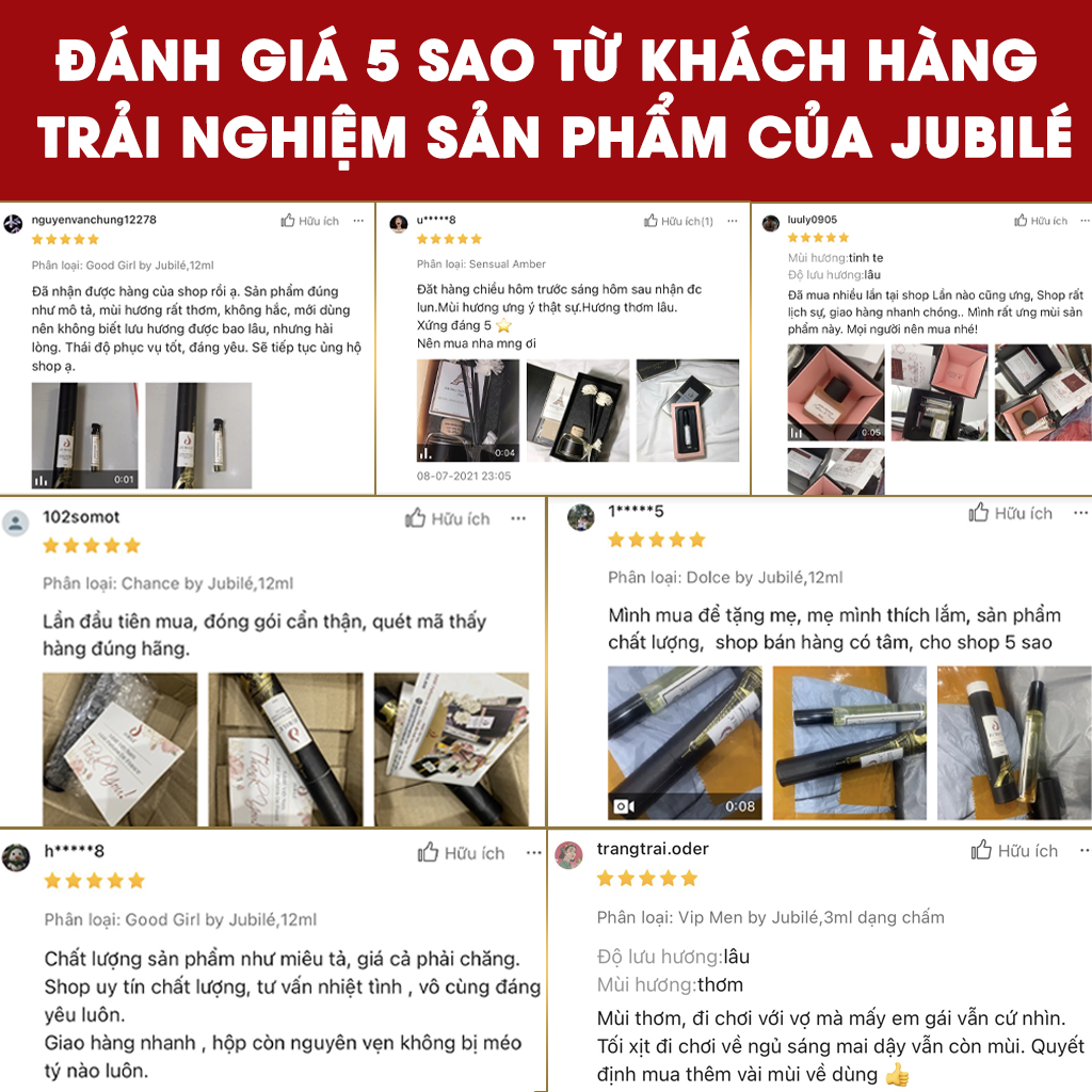  [NAM] Combo 3 Chai Mùi Hương Nam Bán Chạy Nhất Tinh dầu nước hoa Pháp Minisize 3ml Lăn 